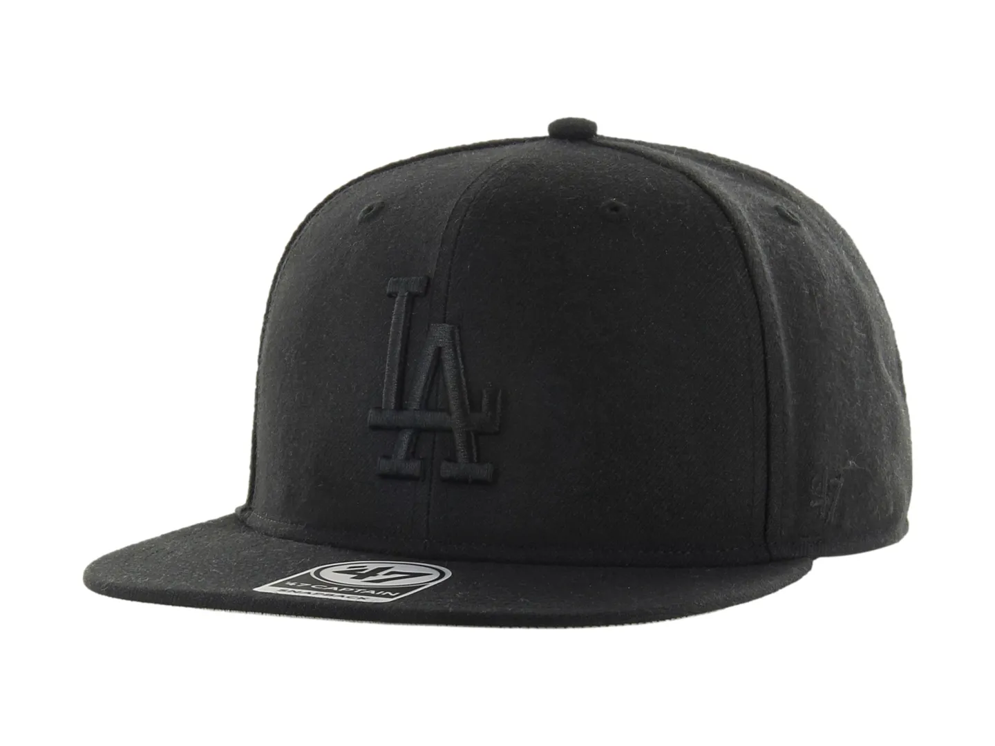47 Brand Nsho T12wbp Bkf Losdod Mlb Black No Shot Two Tone 47 Captain  Unica