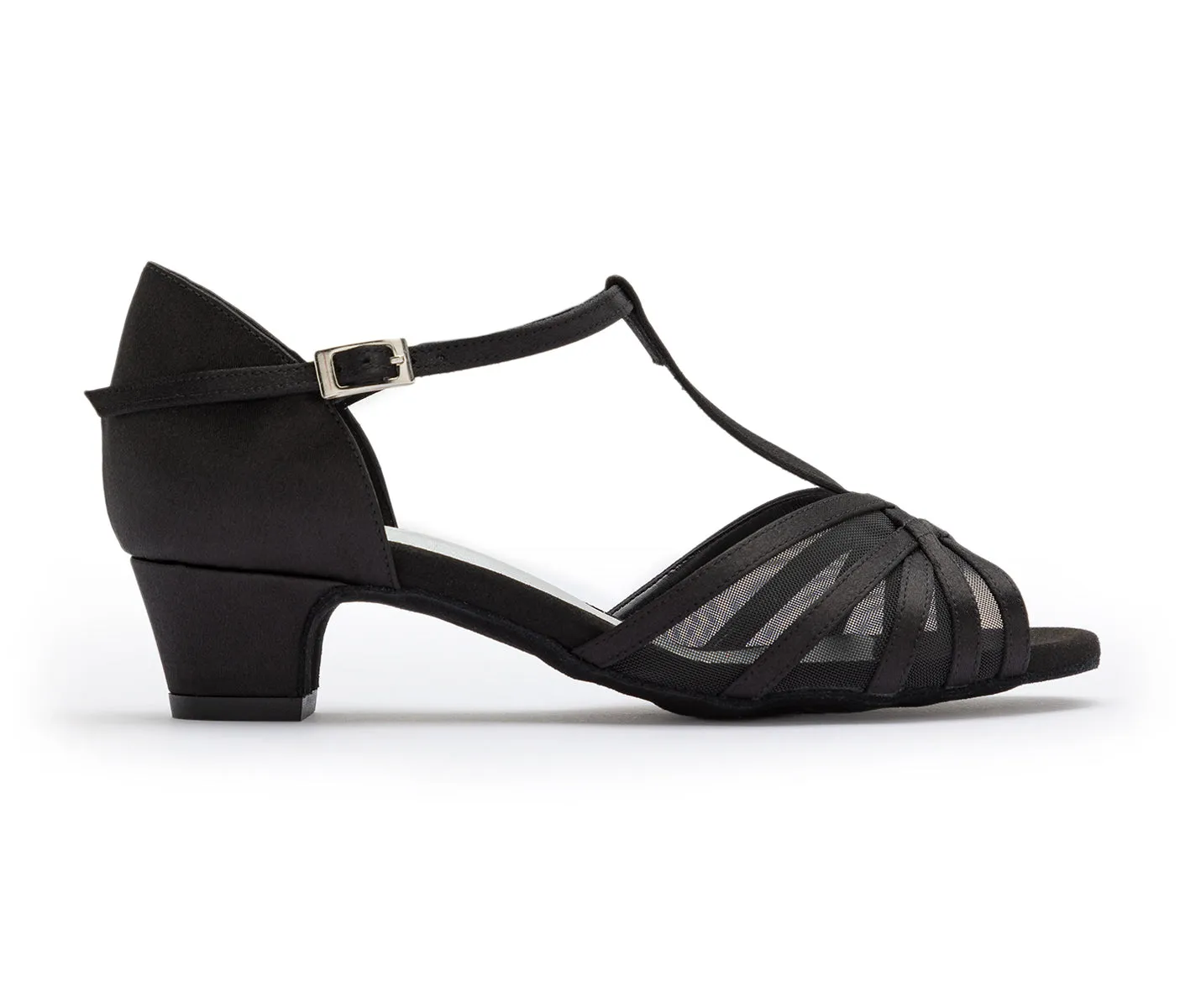 705 Zapatos de danza de raso negro