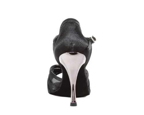 705 Zapatos de danza de raso negro