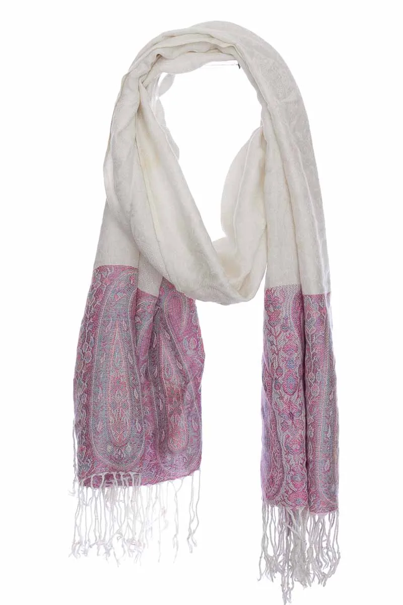 ACCESORIOS COLOR BLANCO  PASHMINA