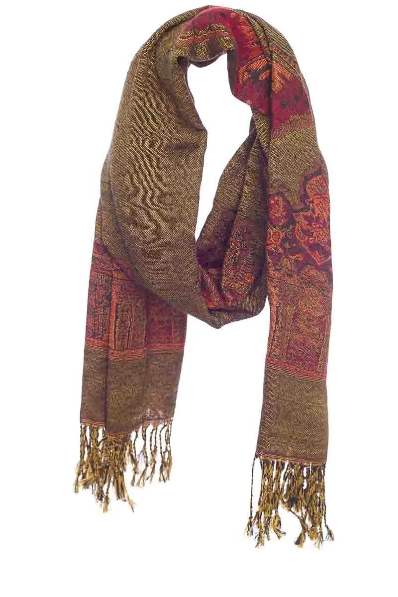 ACCESORIOS COLOR ROJO  PASHMINA