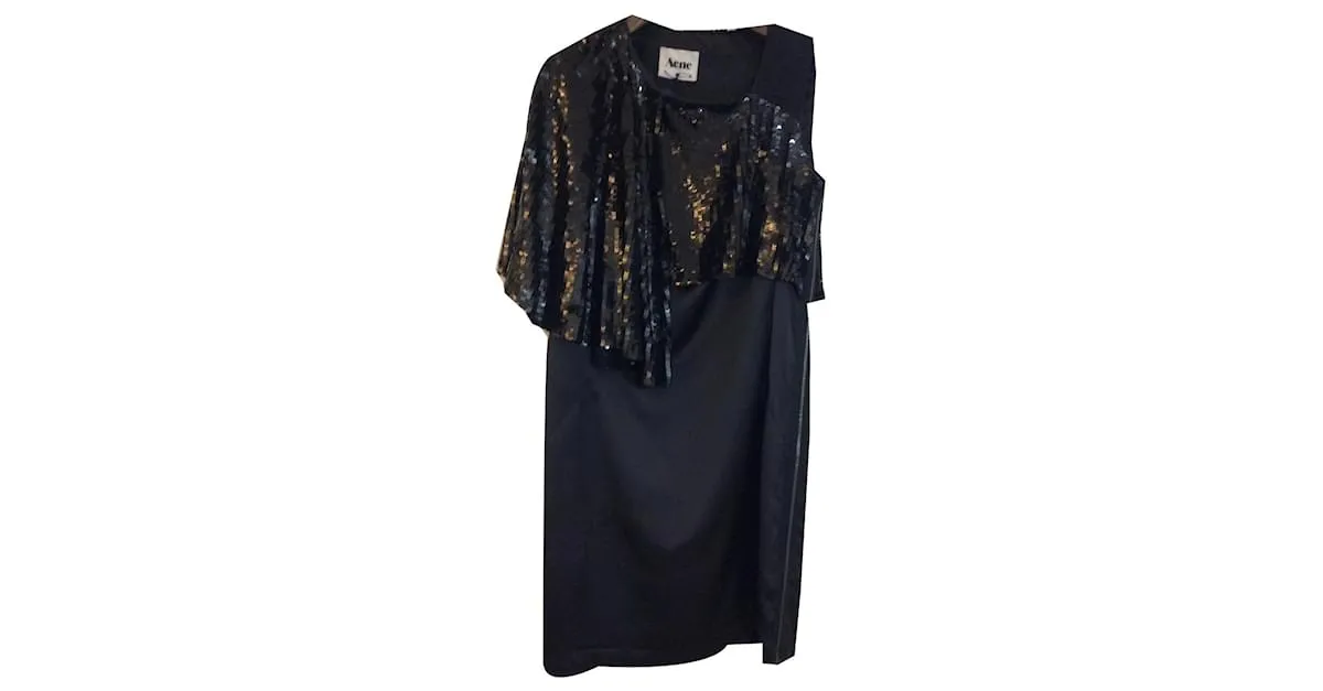 Acne Pequeño vestido negro 