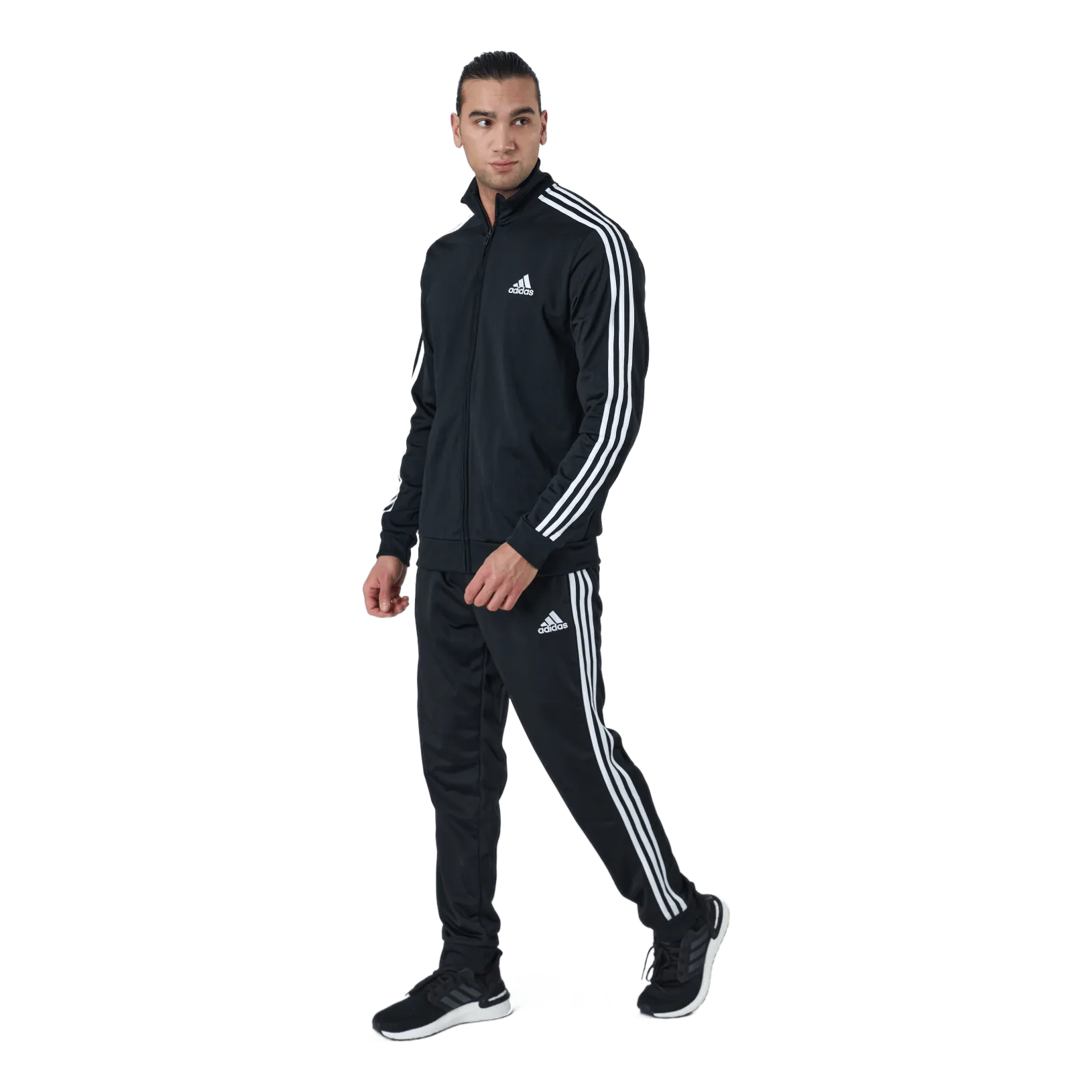 Adidas M 3s Tr Tt Ts Top:black/white Bottom:black/w