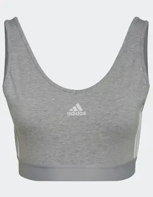 Adidas Top Essentials 3 bandas con copas extraíbles