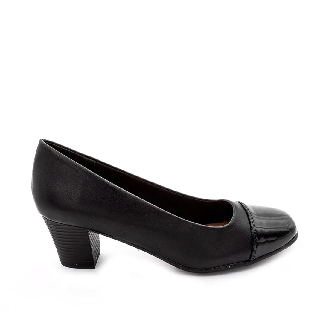 ADOC Zapatos de tacon Harvey negro para Mujer