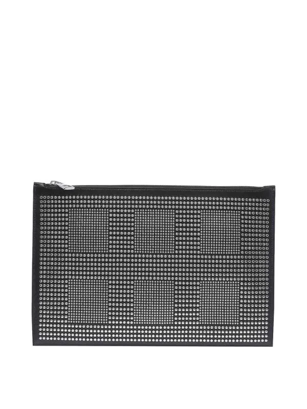 ALEXANDER MCQUEEN BOLSO CLUTCH  NEGRO