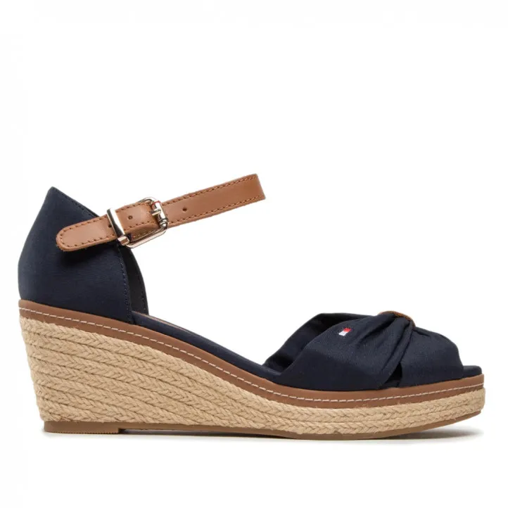 Alpargatas cuña Tommy Hilfiger Elba 403 midnight