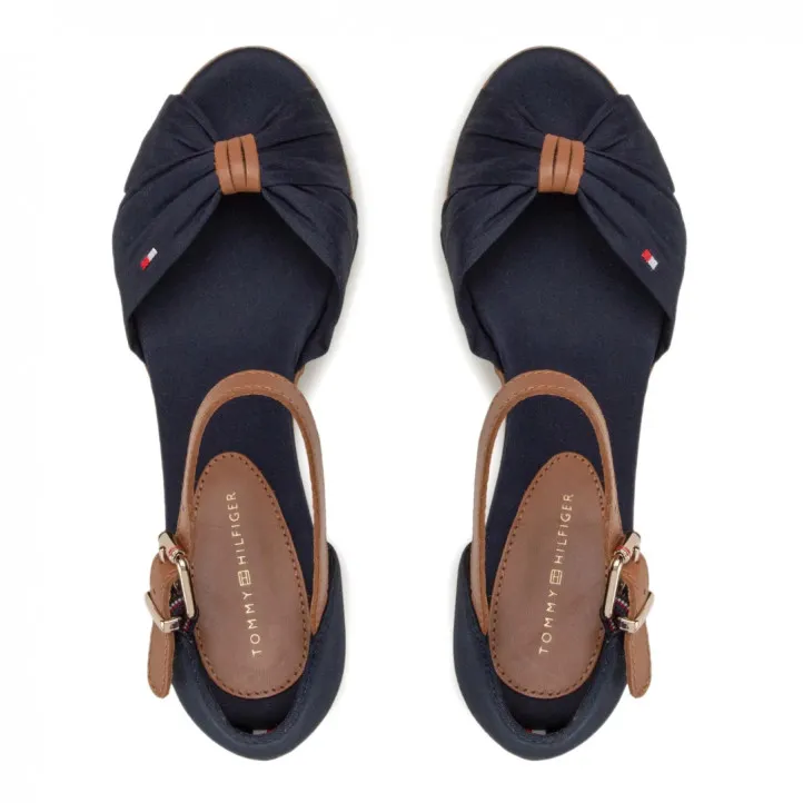 Alpargatas cuña Tommy Hilfiger Elba 403 midnight