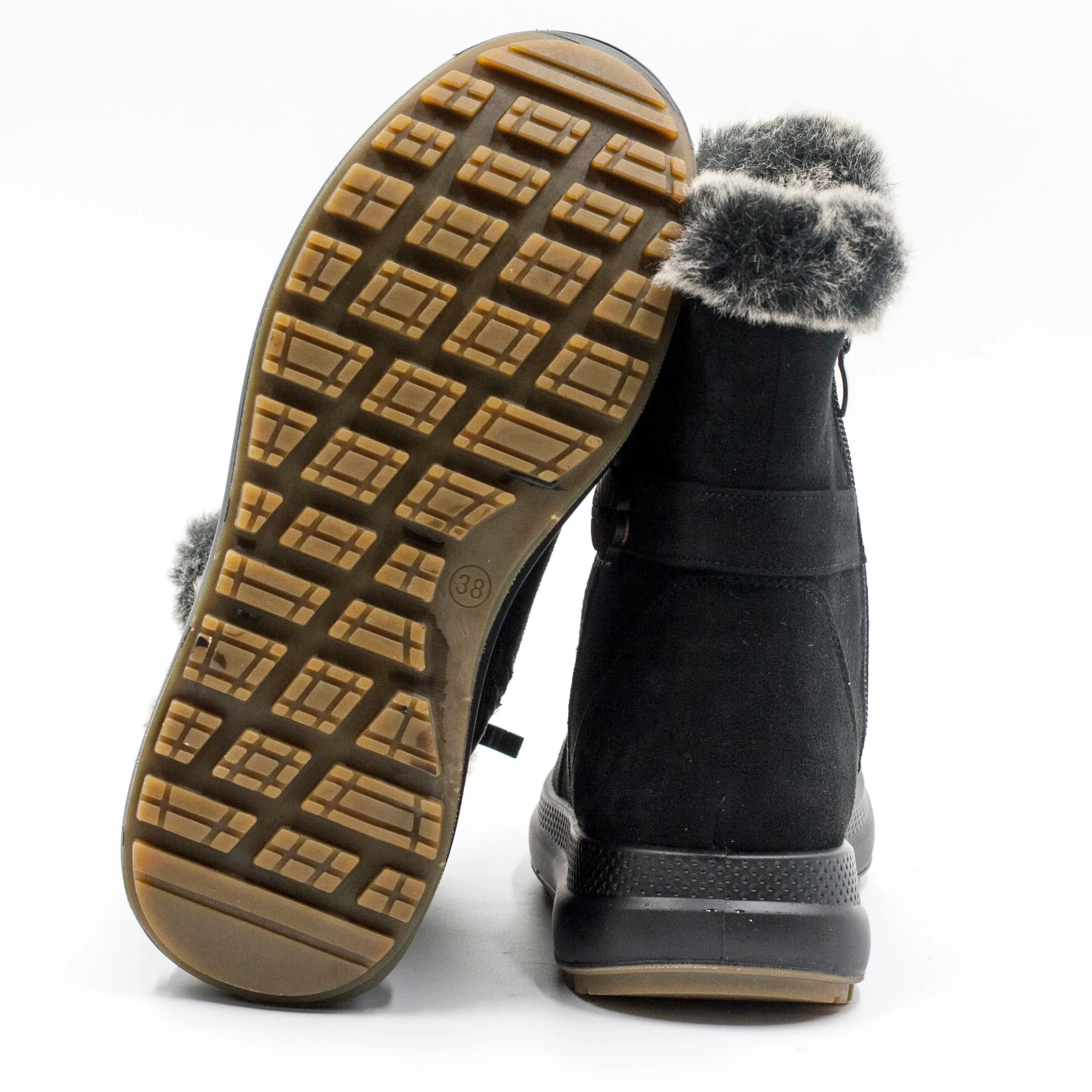 Alquimia Botin Mujer con cierre color Negro