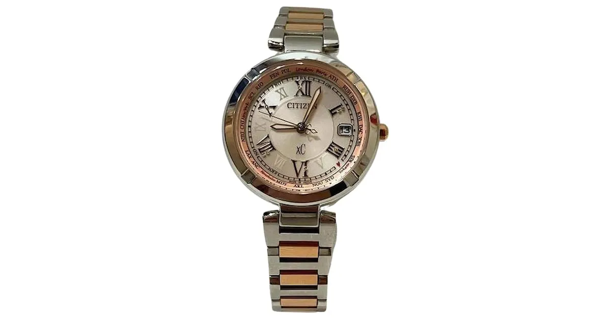 & OTHER STORIES RELOJ SOLAR RADIOCONTROLADO ECODRIVE PLATEADO PARA MUJER DE CITIZEN  MODELO H240T019587 (PREOWNED) EN BU