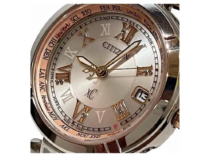 & OTHER STORIES RELOJ SOLAR RADIOCONTROLADO ECODRIVE PLATEADO PARA MUJER DE CITIZEN  MODELO H240T019587 (PREOWNED) EN BU