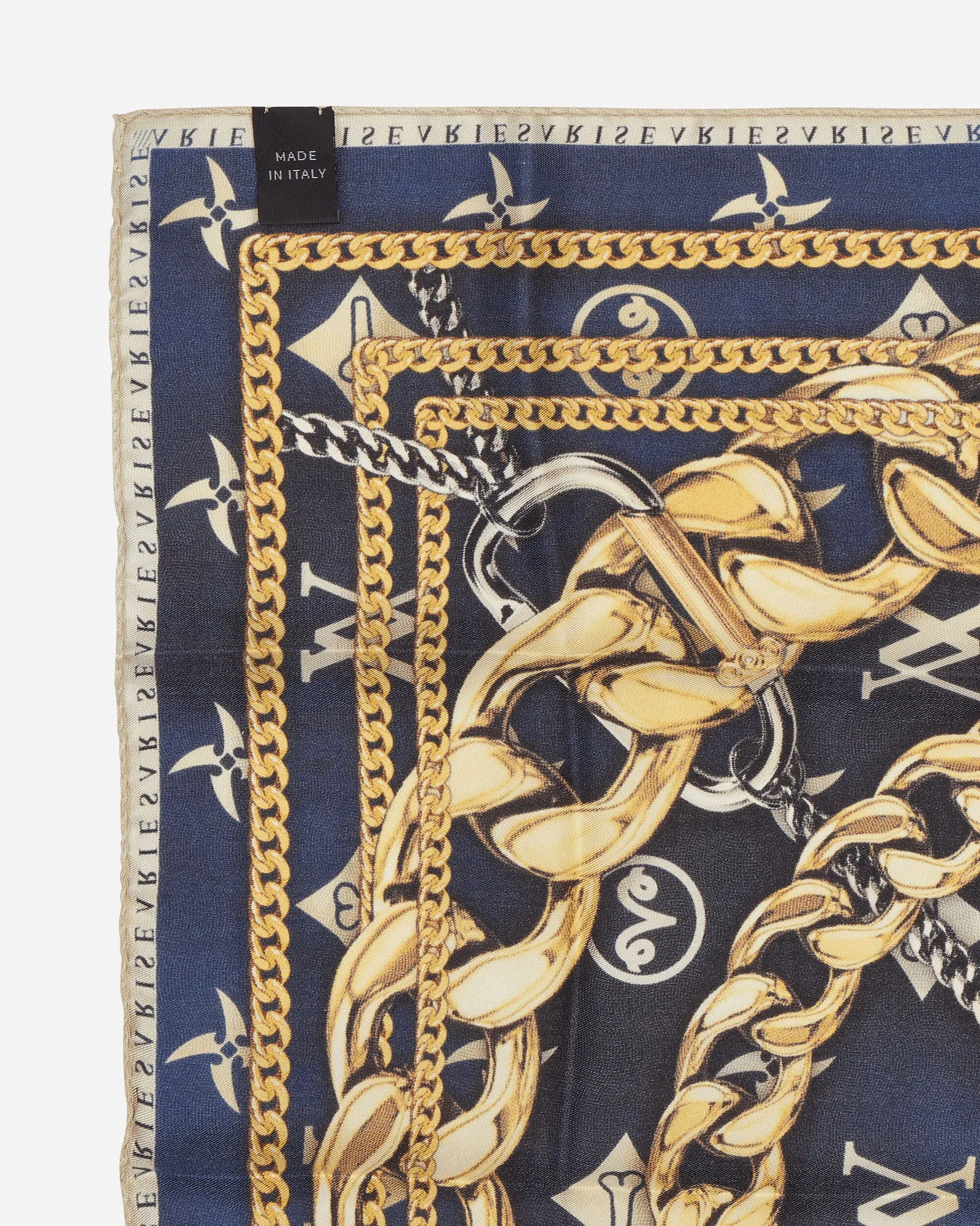 Aries Chain Print Silk Bandana