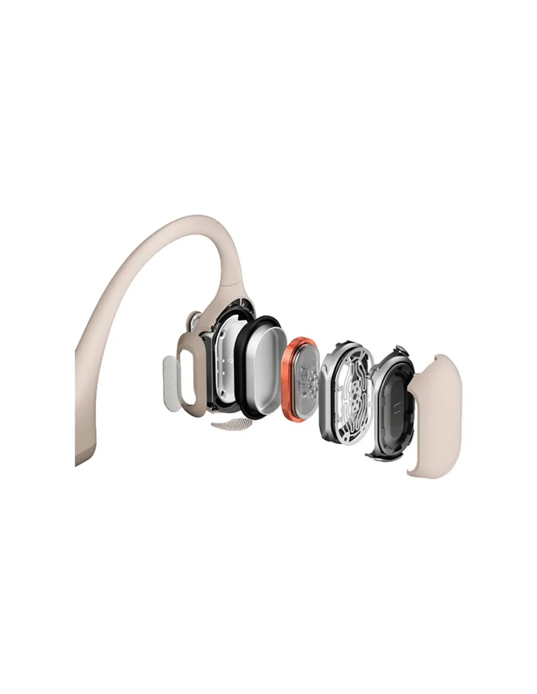AURICULARES DEPORTIVOS SHOKZ OPENRUN PRO  BEIGE