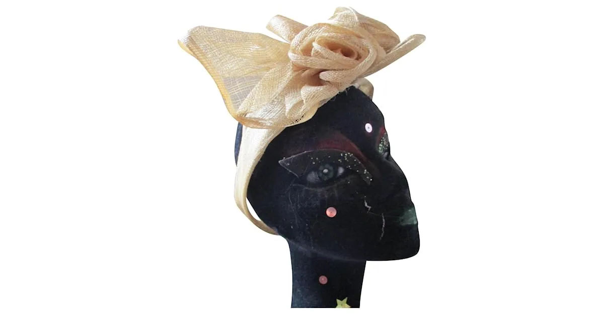 Autre Marque Bibi rafia. Beige 