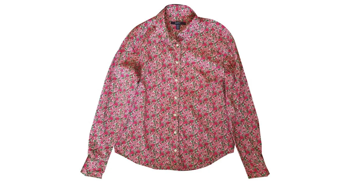 Autre Marque Gant camisa de algodón floral Multicolor 