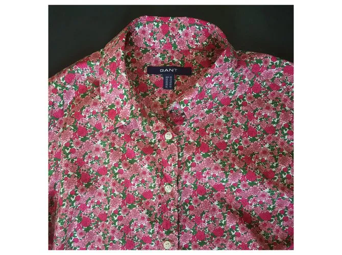 Autre Marque Gant camisa de algodón floral Multicolor 