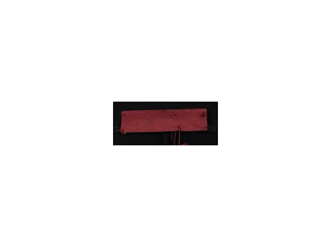 Autre Marque Pantalones Diliborio de cuero desgastado Negro 