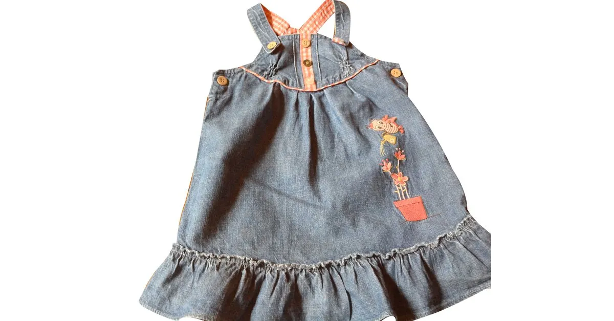Autre Marque Vestido Azul marino 
