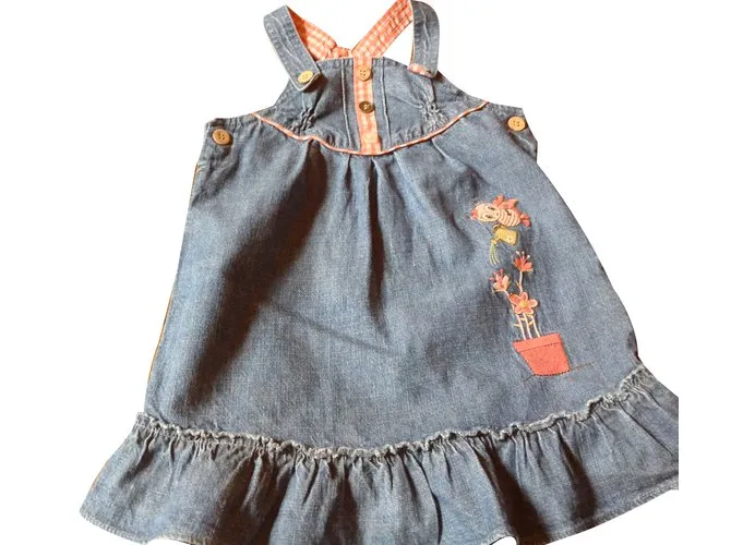 Autre Marque Vestido Azul marino 