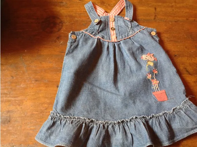 Autre Marque Vestido Azul marino 