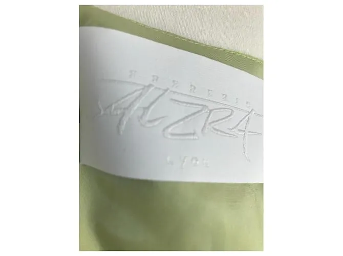 Autre Marque Vestido de coctel de seda Verde claro 