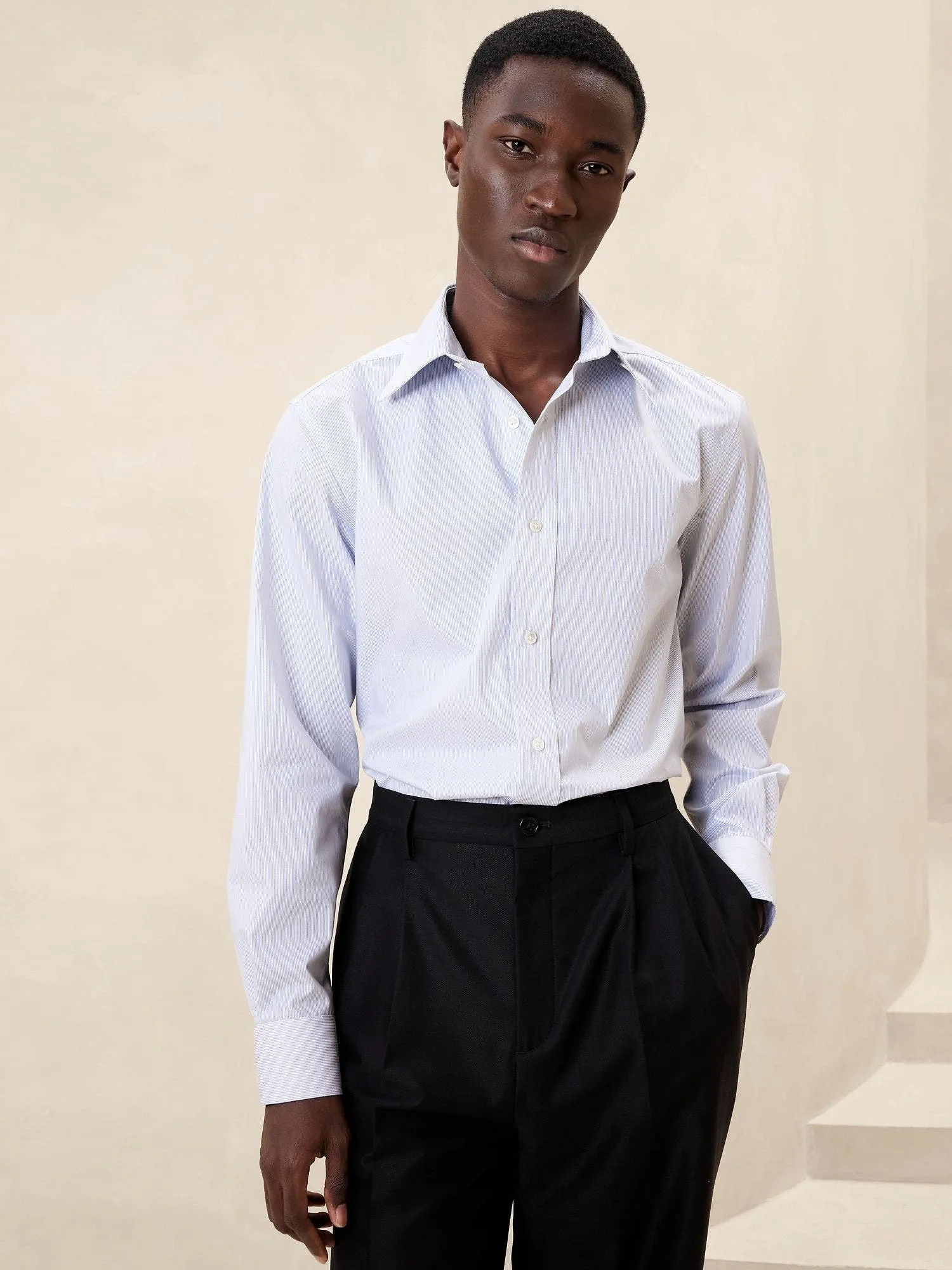 BANANA REPUBLIC CAMISA HOMBRE SLIM WRINKLERESISTANT