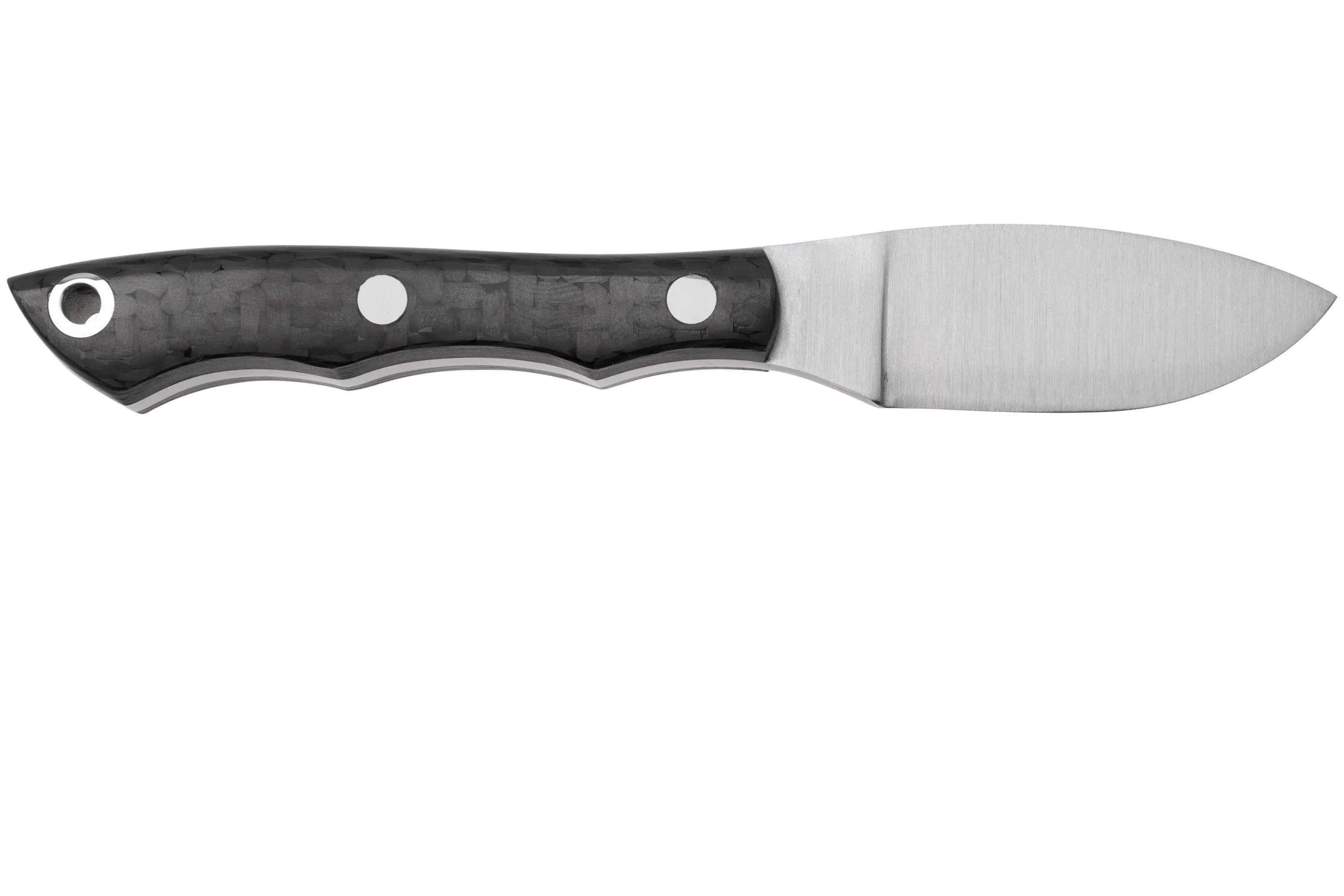 Bark River Micro Canadian CPM 3V, Black Carbon Fiber, cuchillo fijo