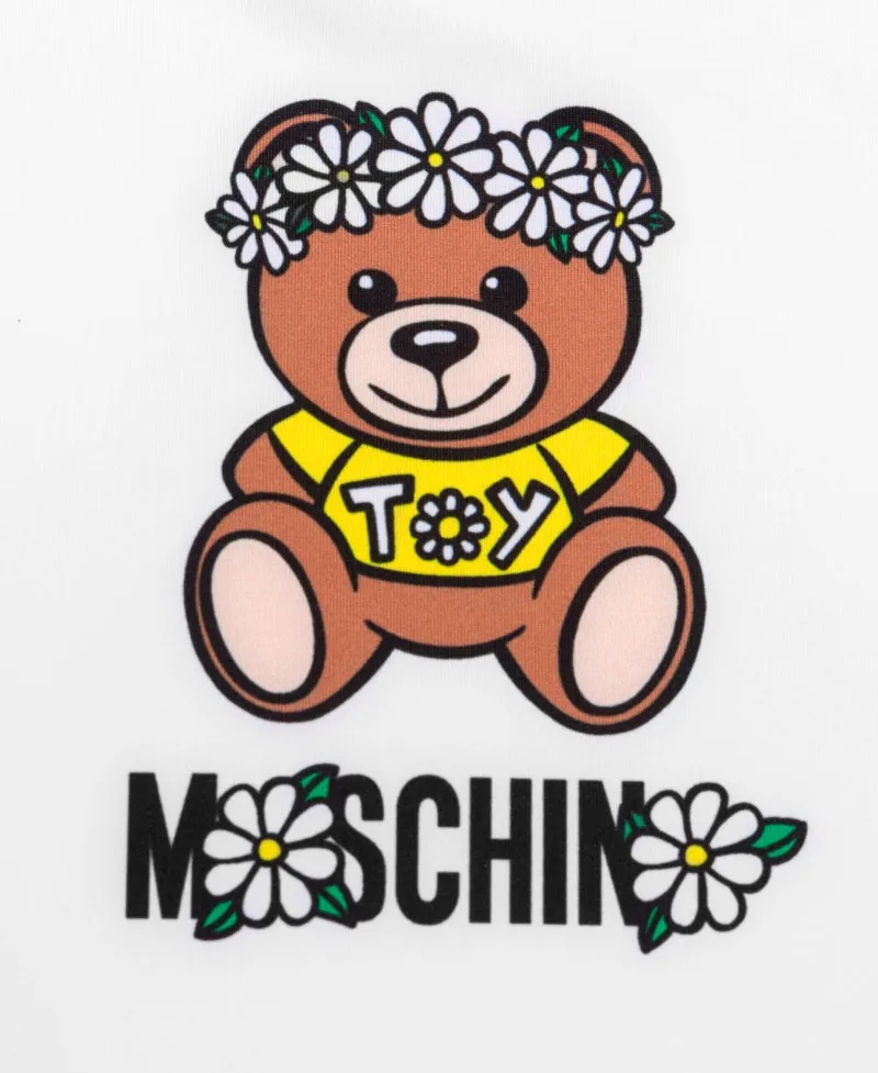 Bañador Niña MOSCHINO Daisy Teddy Bear Blanco