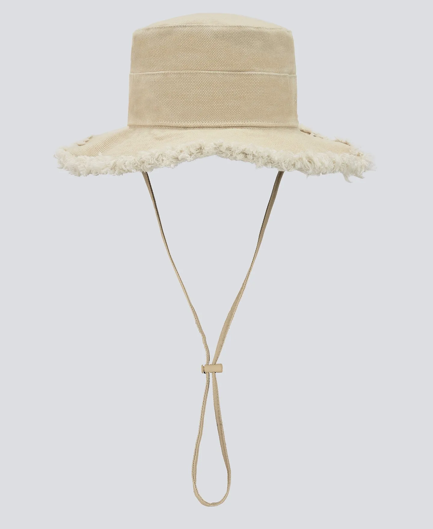 Beige adjustable hat woman