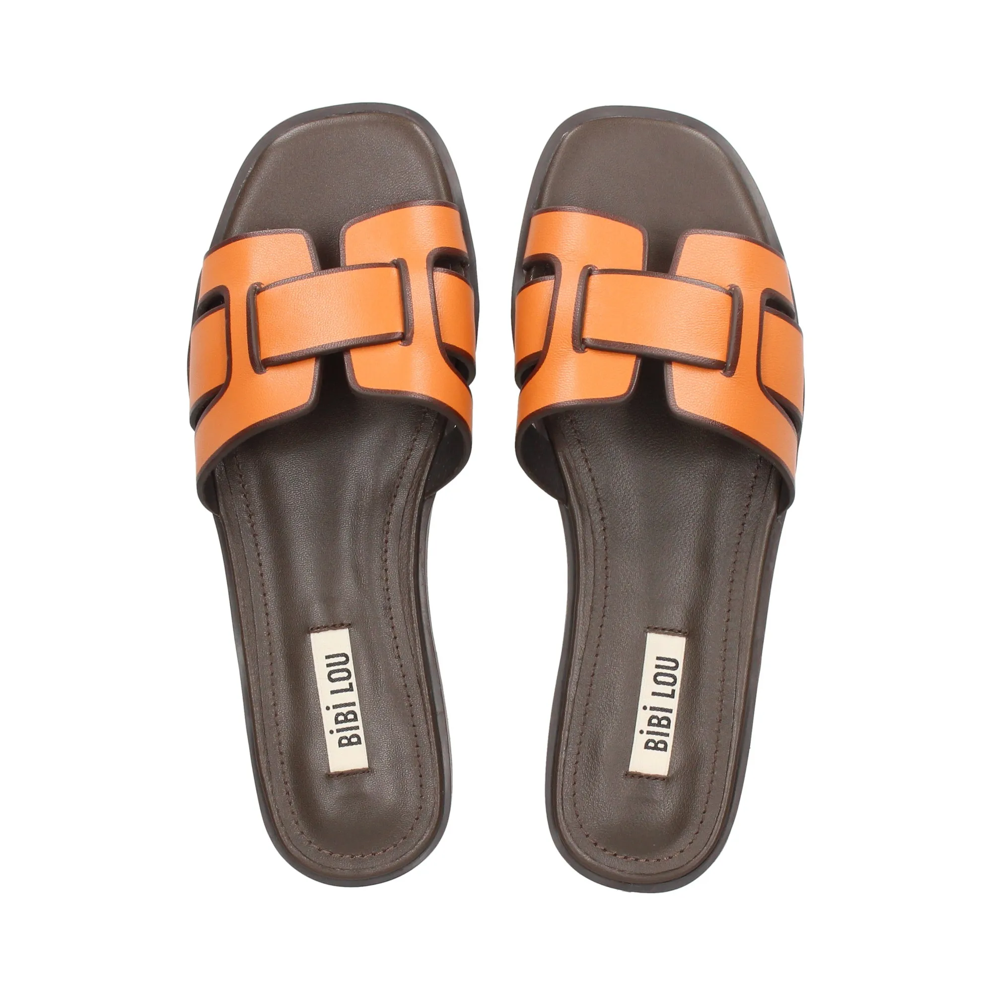 BIBI LOU Sandalias planas de Mujer TERRACOTA