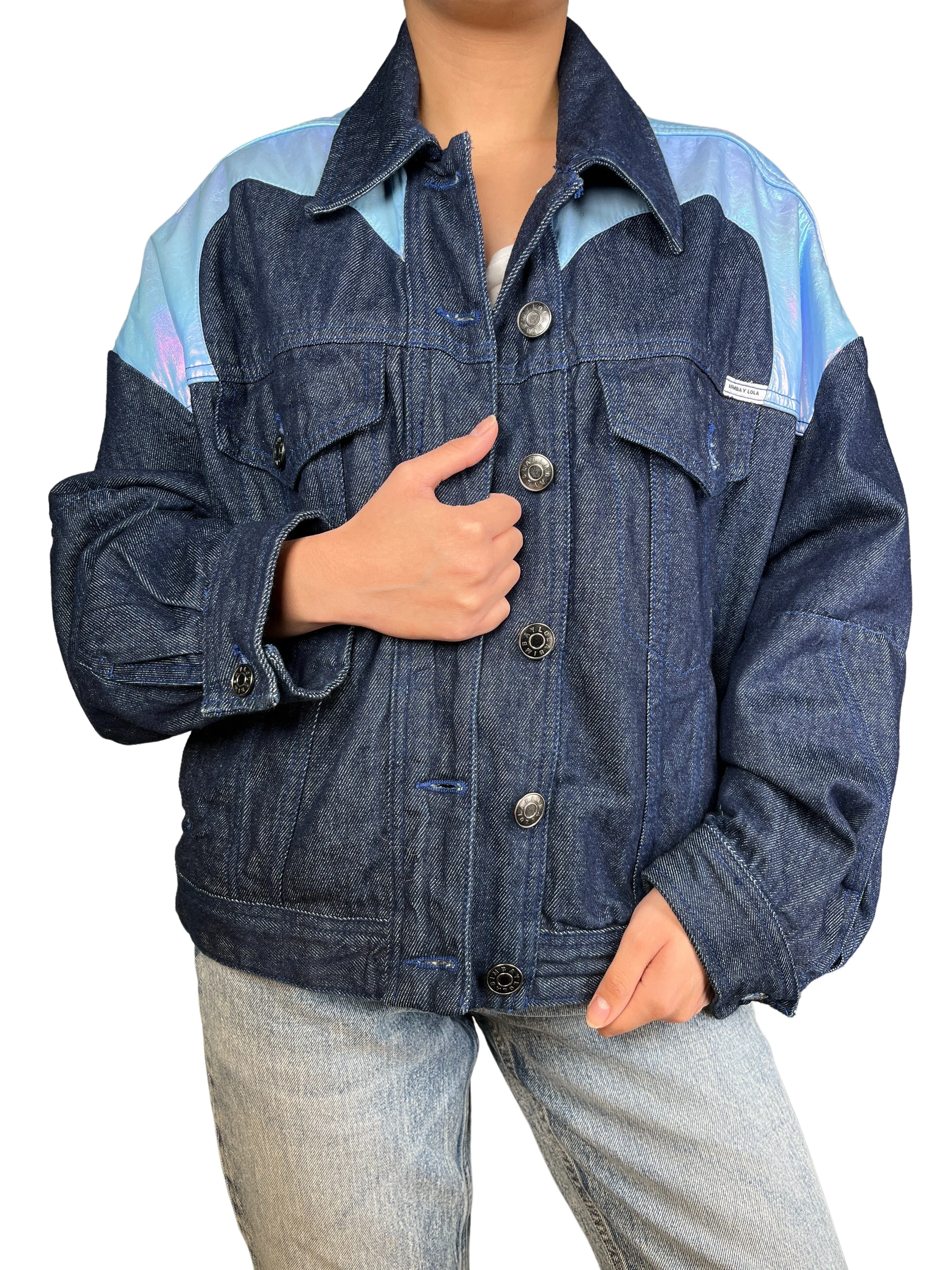 BIMBA Y LOLA Chaqueta Denim Tornasol
