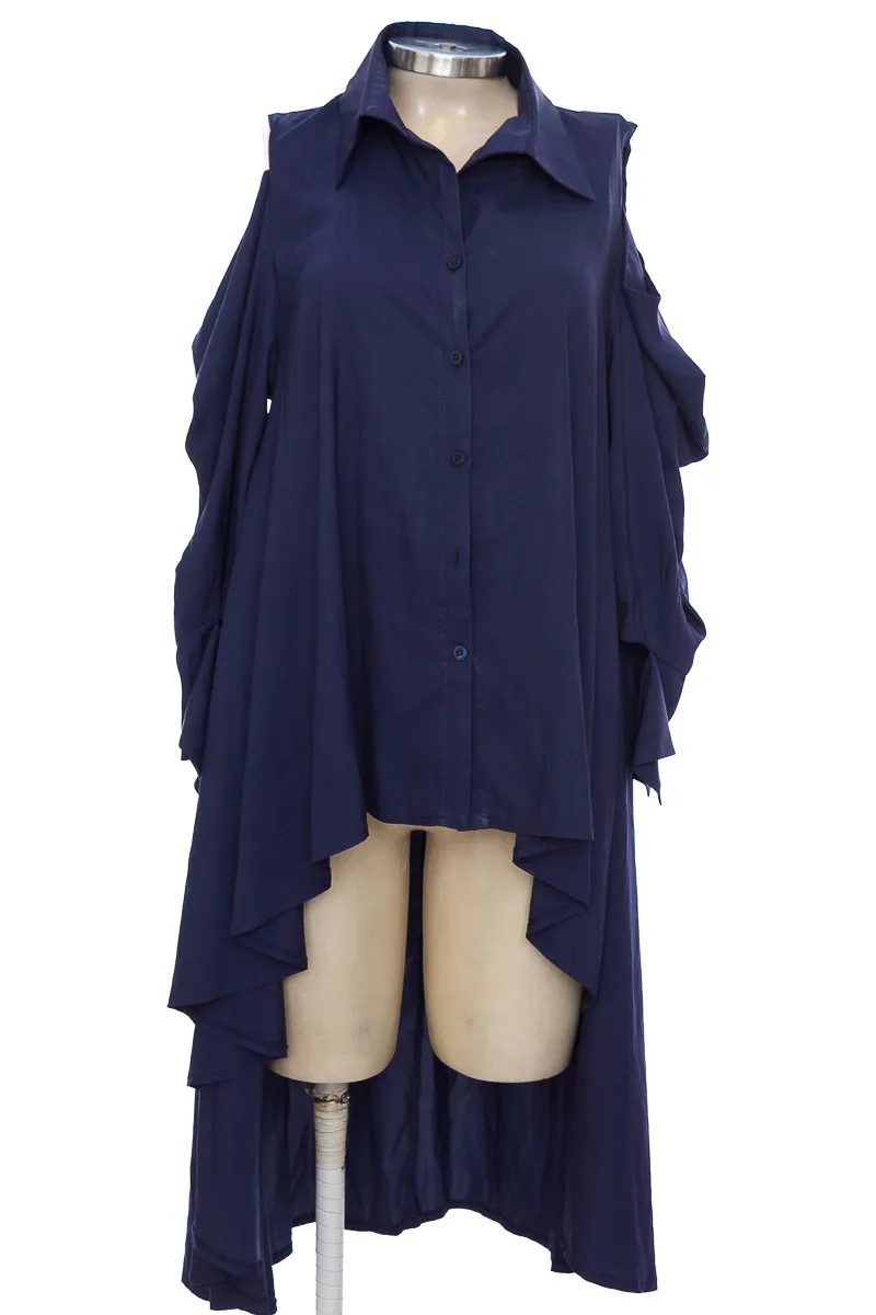 BLUSA COLOR AZUL  MARIA ELENA VILLAMIL