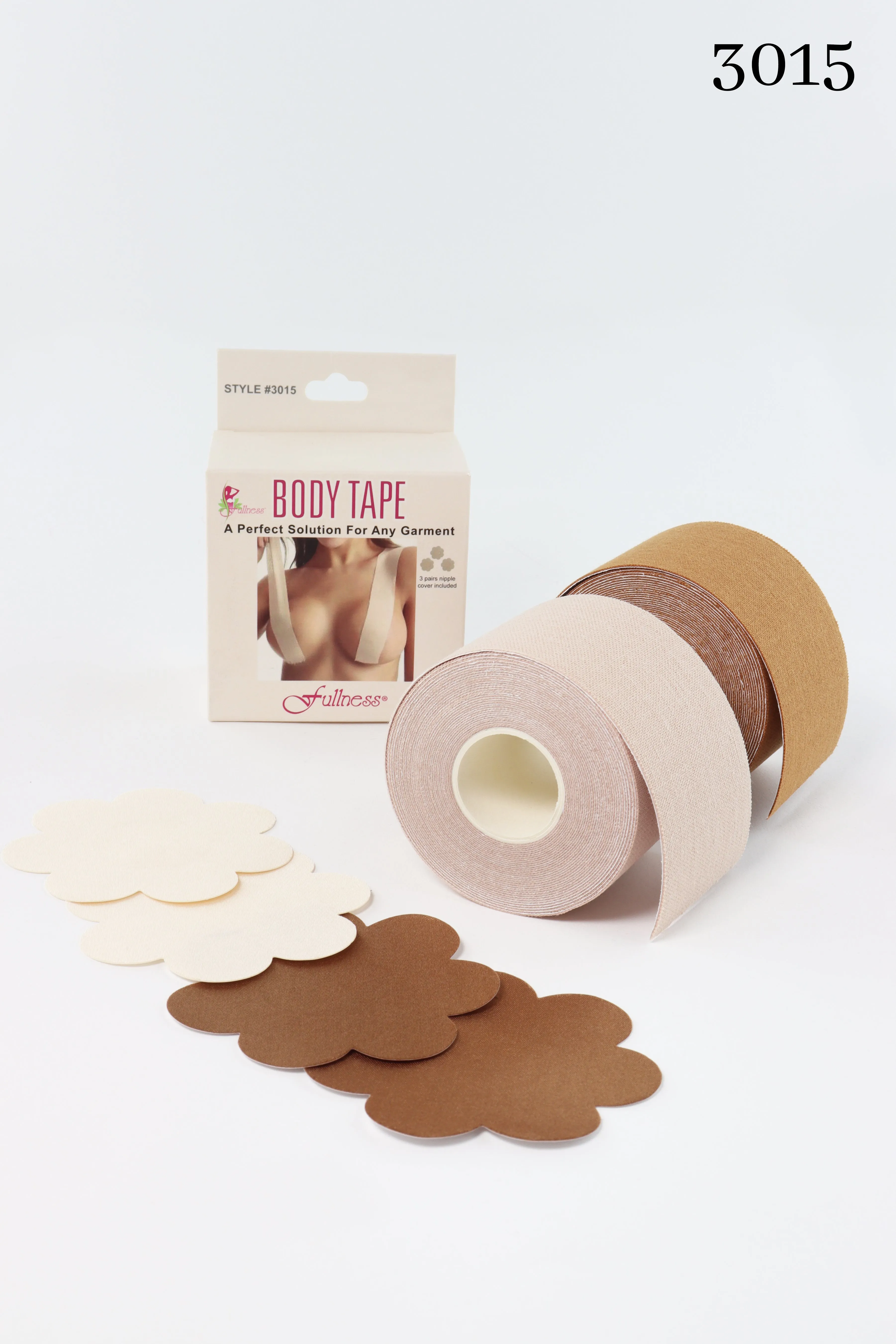 BODY TAPE Y PARCHES FORMA DE FLOR