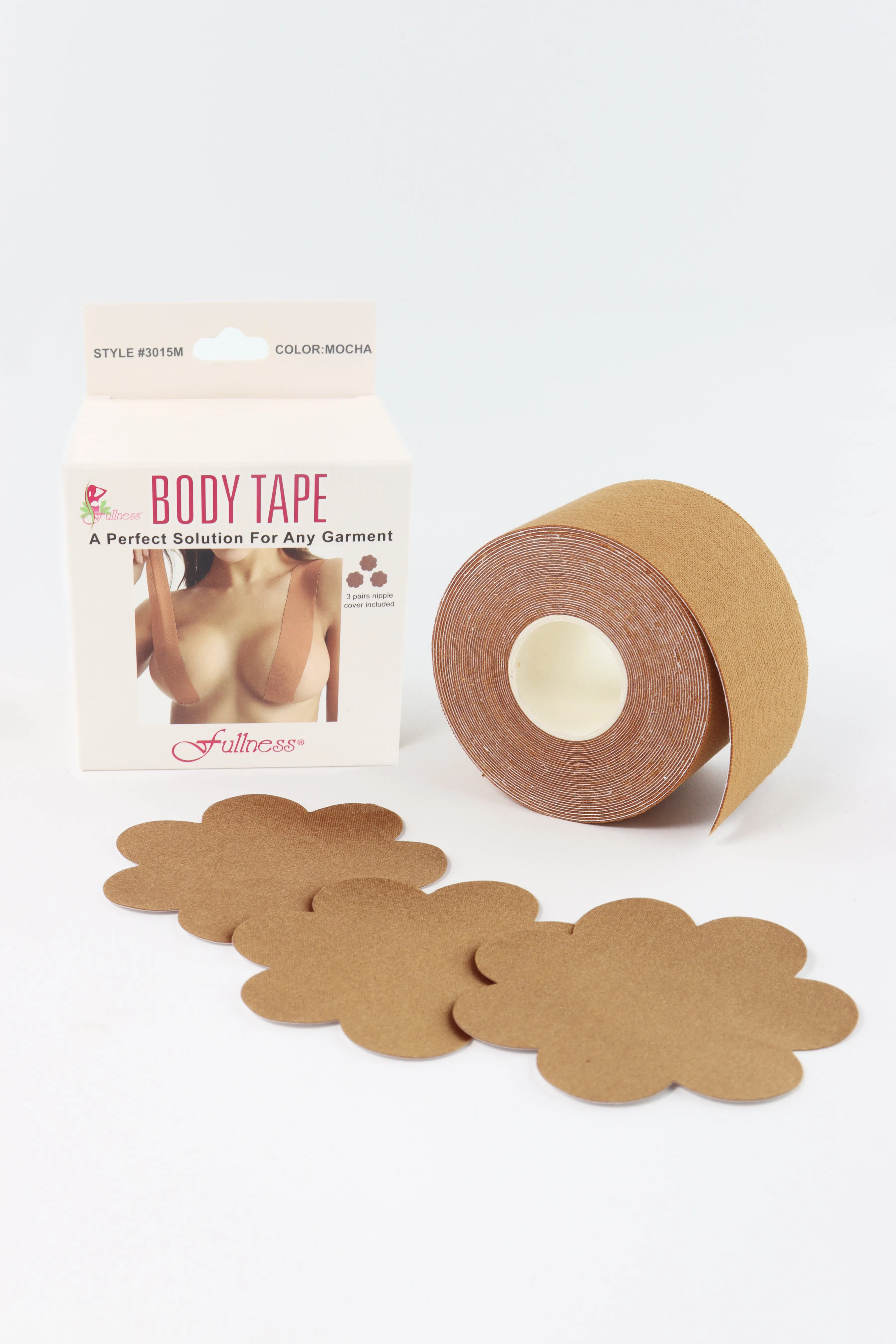 BODY TAPE Y PARCHES FORMA DE FLOR