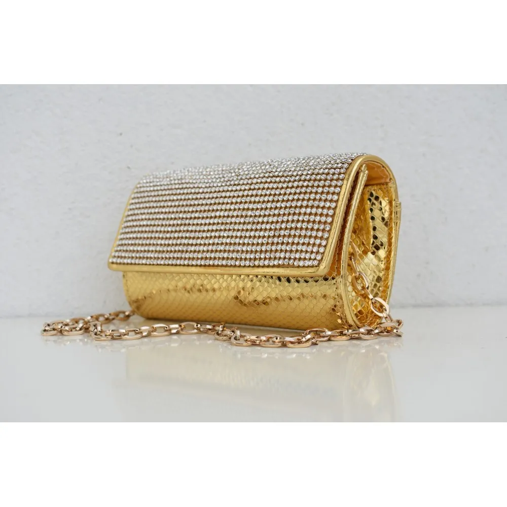 Bolso VEGANO de fiesta con pedrería| VOLUMBAGS 16414