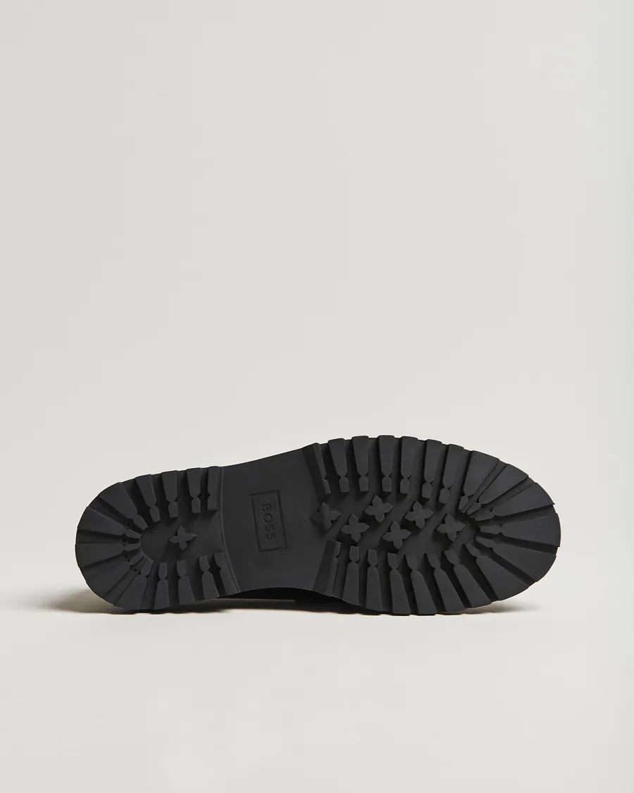 BOSS BLACK Richayl Leather Loafer Black