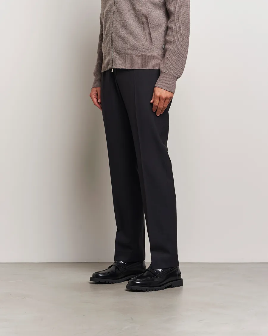 BOSS BLACK Richayl Leather Loafer Black