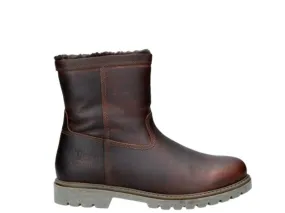 BOTA DE PIEL CON CREMALLERA FEDRO C28 PANAMA JACK EN COLOR CUERO