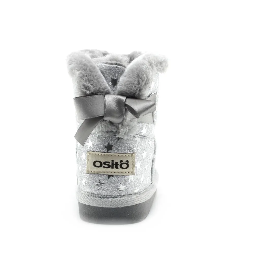 Botas Australianas Osito 14032 Plata stars