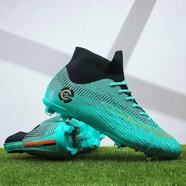 Botas de fútbol reconfortantes transpirables para adultos /niños Botas de fútbol para exteriores Botas de fútbol juvenil Espigas