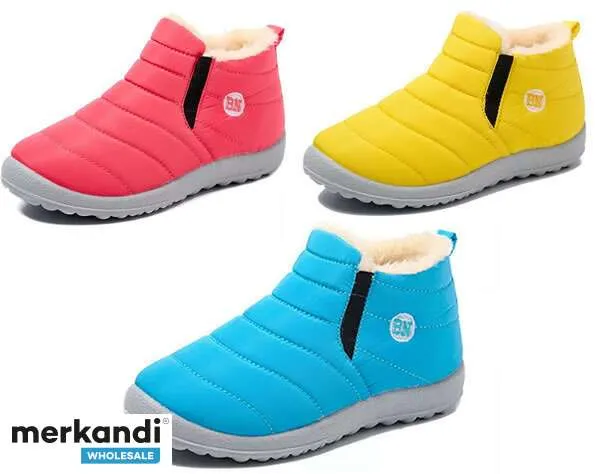 BOTAS DE INVIERNO PARA NIñOS SLIPO  CáLIDAS, IMPERMEABLES Y ANTIDESLIZANTES  VARIOS COLORES