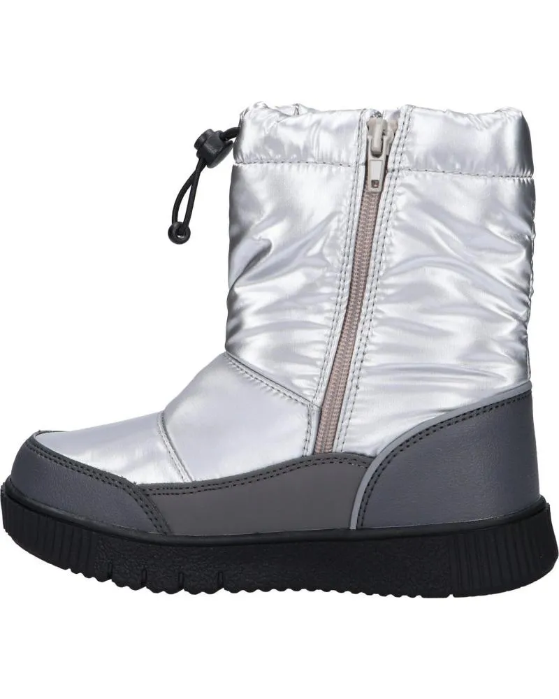 BOTAS DE NIñA Y NIñO KICKERS 83018030 ATLAK 16 ARGENT