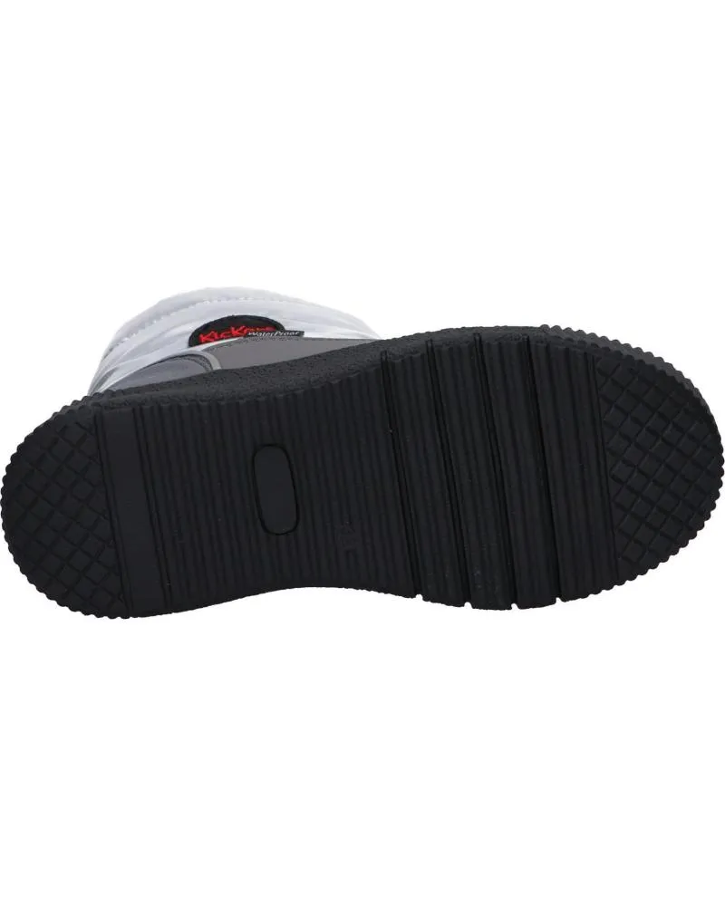 BOTAS DE NIñA Y NIñO KICKERS 83018030 ATLAK 16 ARGENT