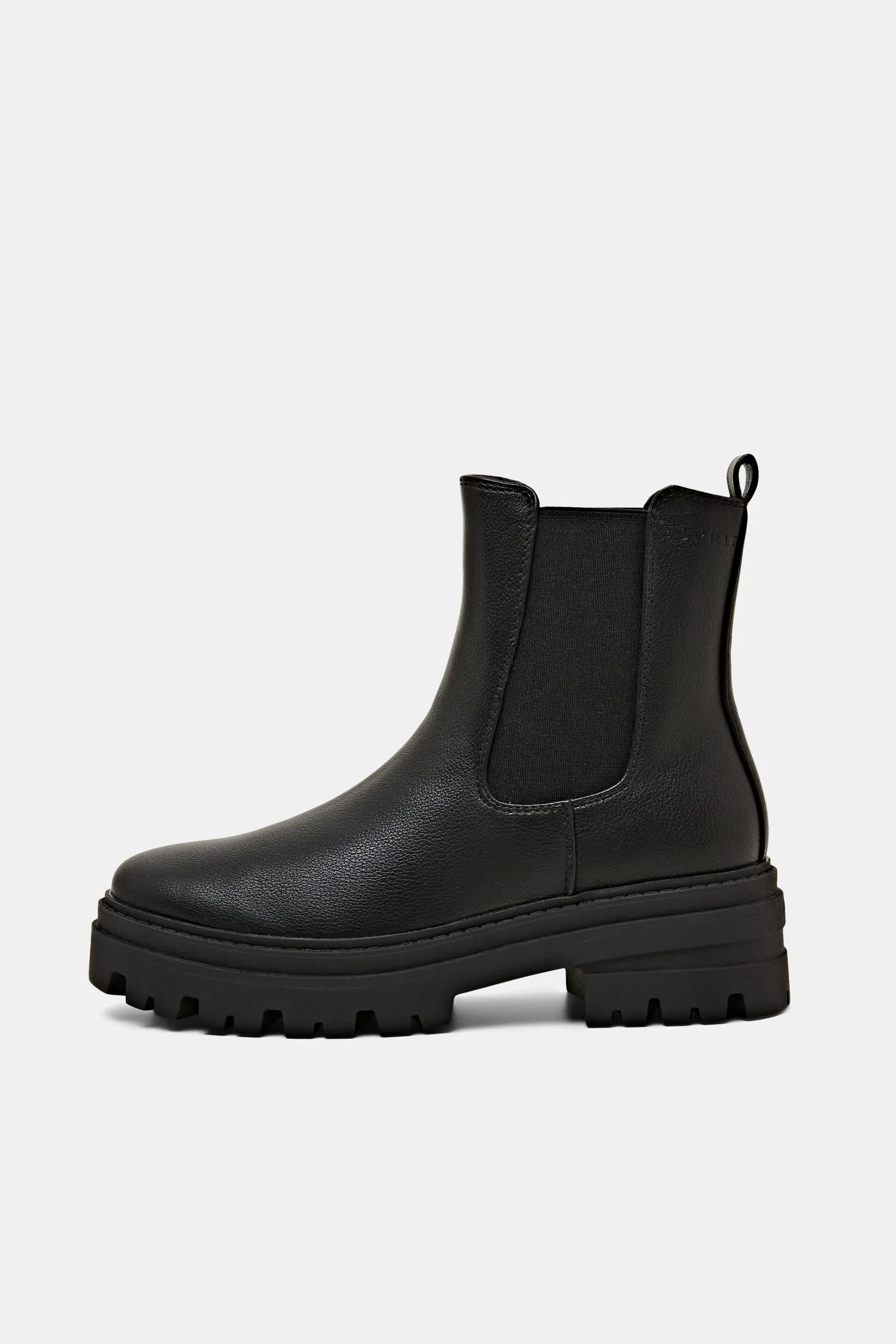 Botas de polipiel con suela gruesa