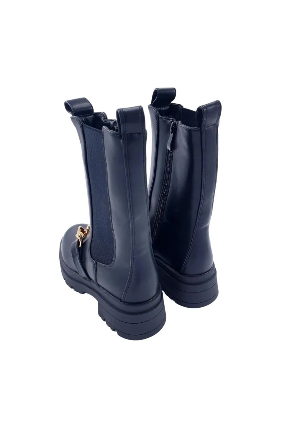 BOTAS MUJER WOMAN NEGRO BC308