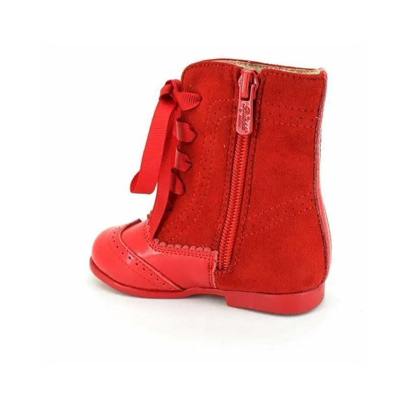 Botas pascualas para niña piel