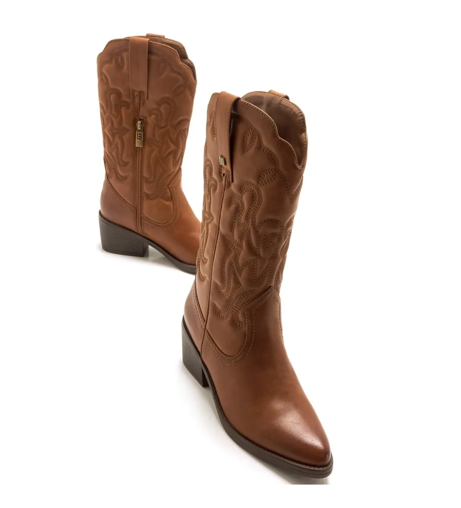 BOTAS TANUBIS MARRóN ALTURA TACóN 6CM