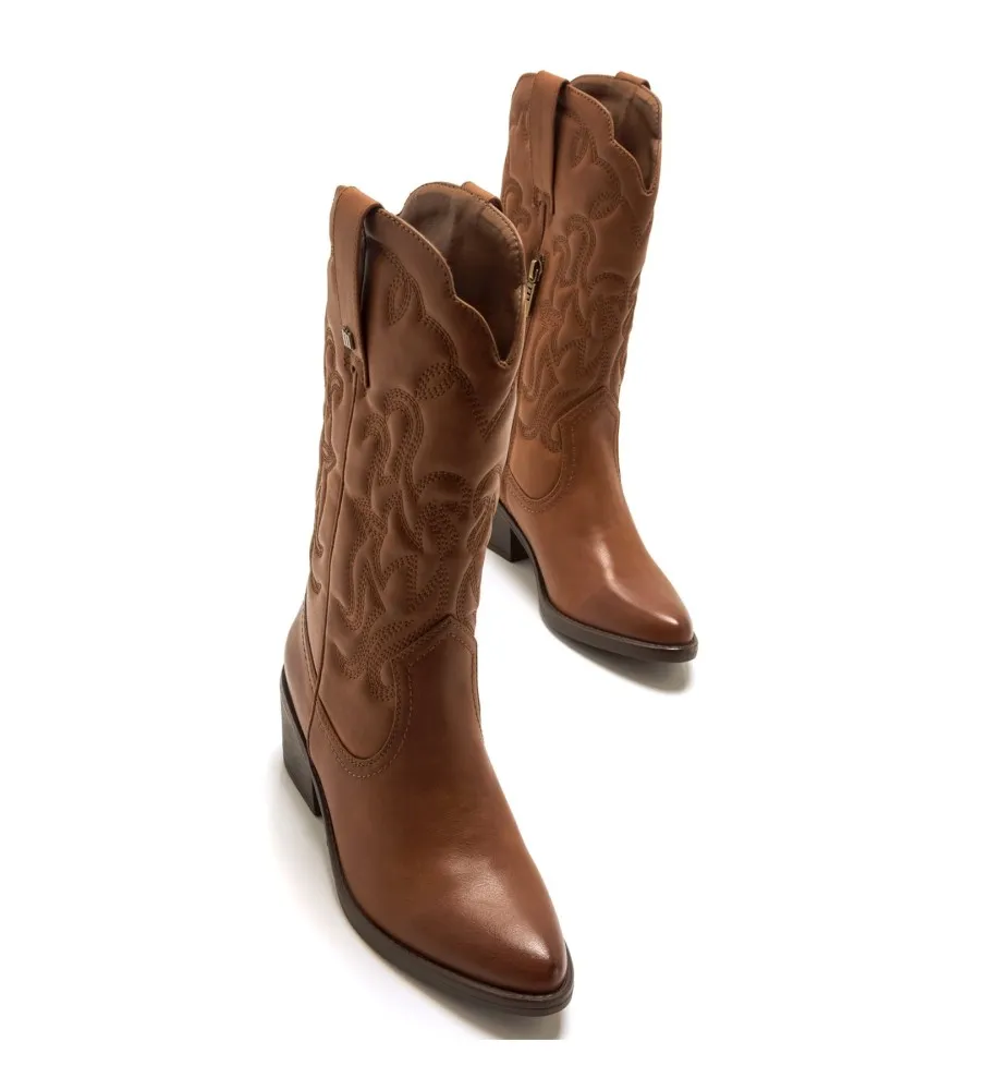 BOTAS TANUBIS MARRóN ALTURA TACóN 6CM