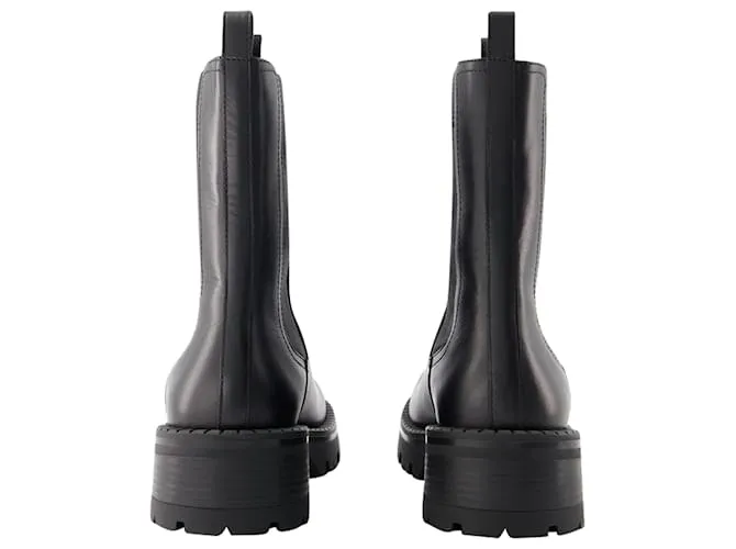 BOTINES BOTINES  VERSACE  PIEL  NEGRO 