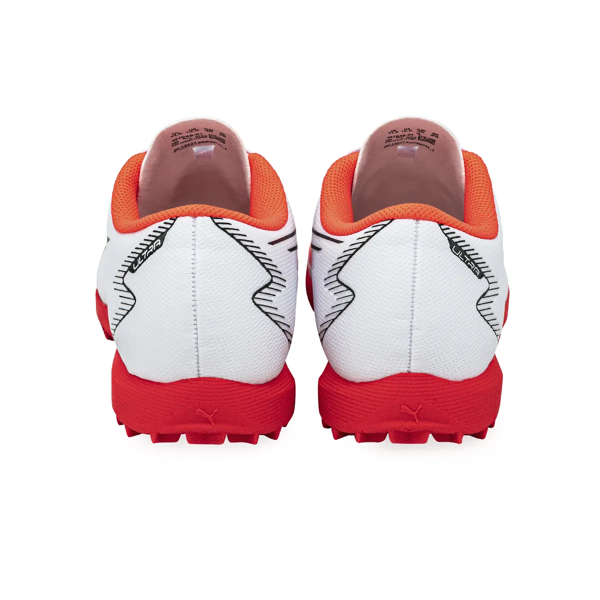 Botines De Futbol Puma Ultra Play TF Niño Niña Blanca